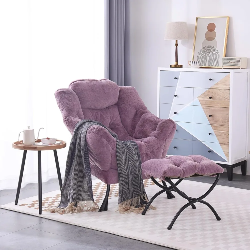 

Living Room Chairs, Leisure Upholstered Sofa Chair, Lounge Reading Chair with Armrests and A Side Pocket for Living Room Chairs