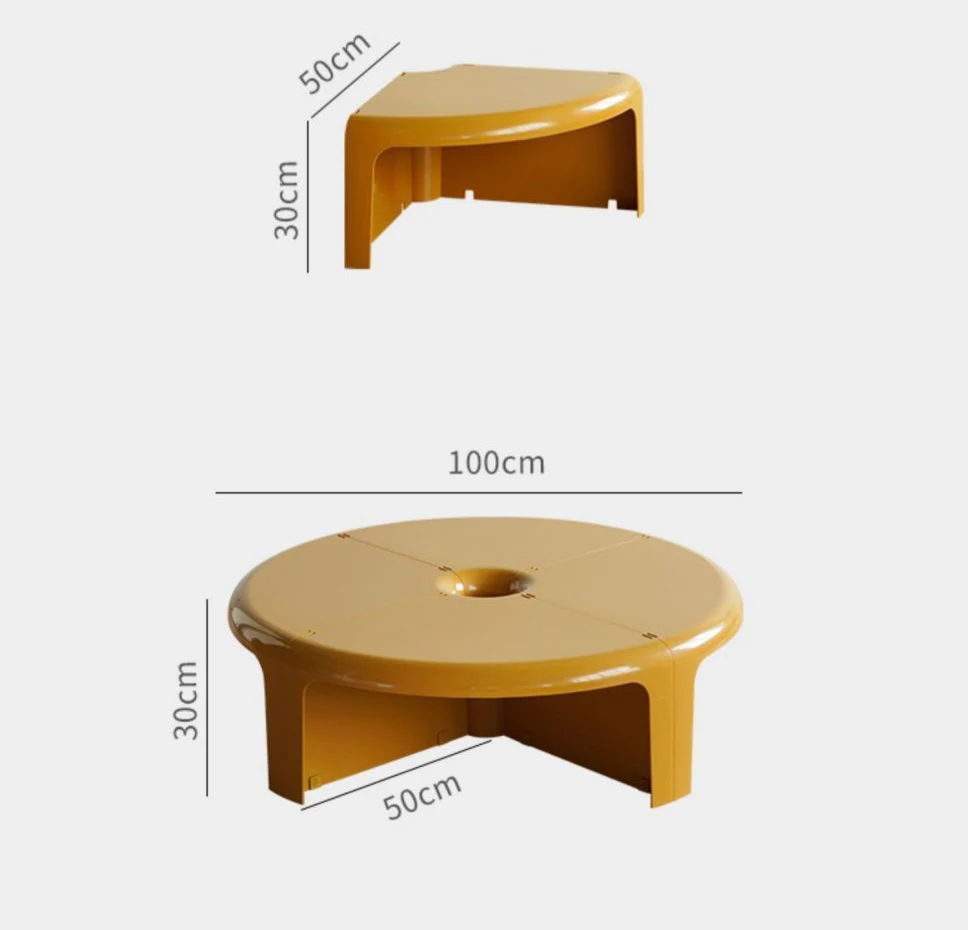 Nordic Round Splicing Coffee Table
