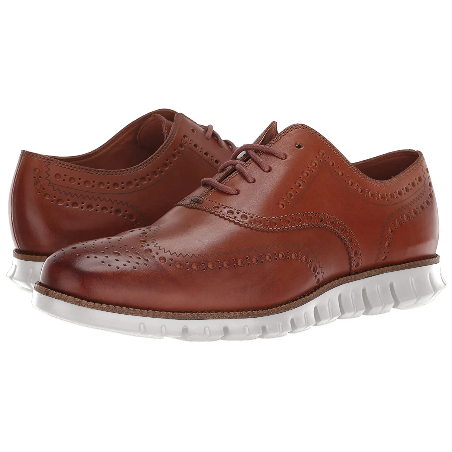 

4uiMen Shoes Leather Causal Light Carving Block Shoes Retro Breathable Outdoor Fashion Sneakers Walking Men Shoes Plus Size