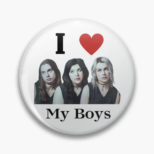 

Мягкая Металлическая Булавка для мальчиков с надписью «I Heart My Boys»