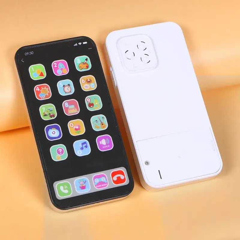 3-6 Years Toy Phone Babies Fake Phone Toys with Music Educational Cell Toys Toddlers Light Up Play Babies Gift