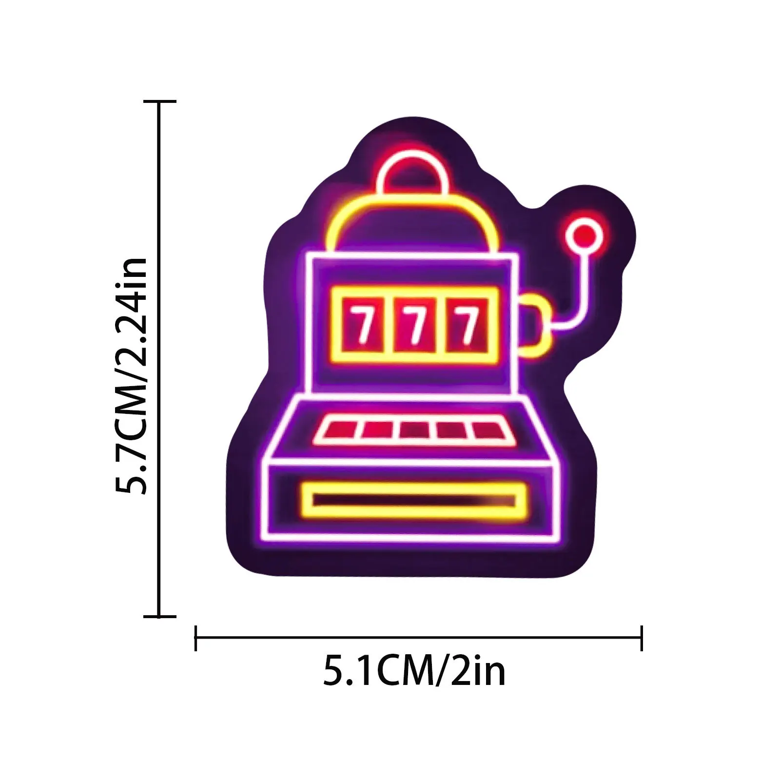 50PCS Cartoon Neon Video Game Stickers Game Console Decals For Phone Laptop Suitcase Notebook Skateboard Waterproof Sticker - 4