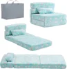 Folding Sofa Bed Floor Mattress for Kids, Toddler Washable Foldable Floor Nap Mat for Sleeping, Child Fold Up Sofa Futon 1