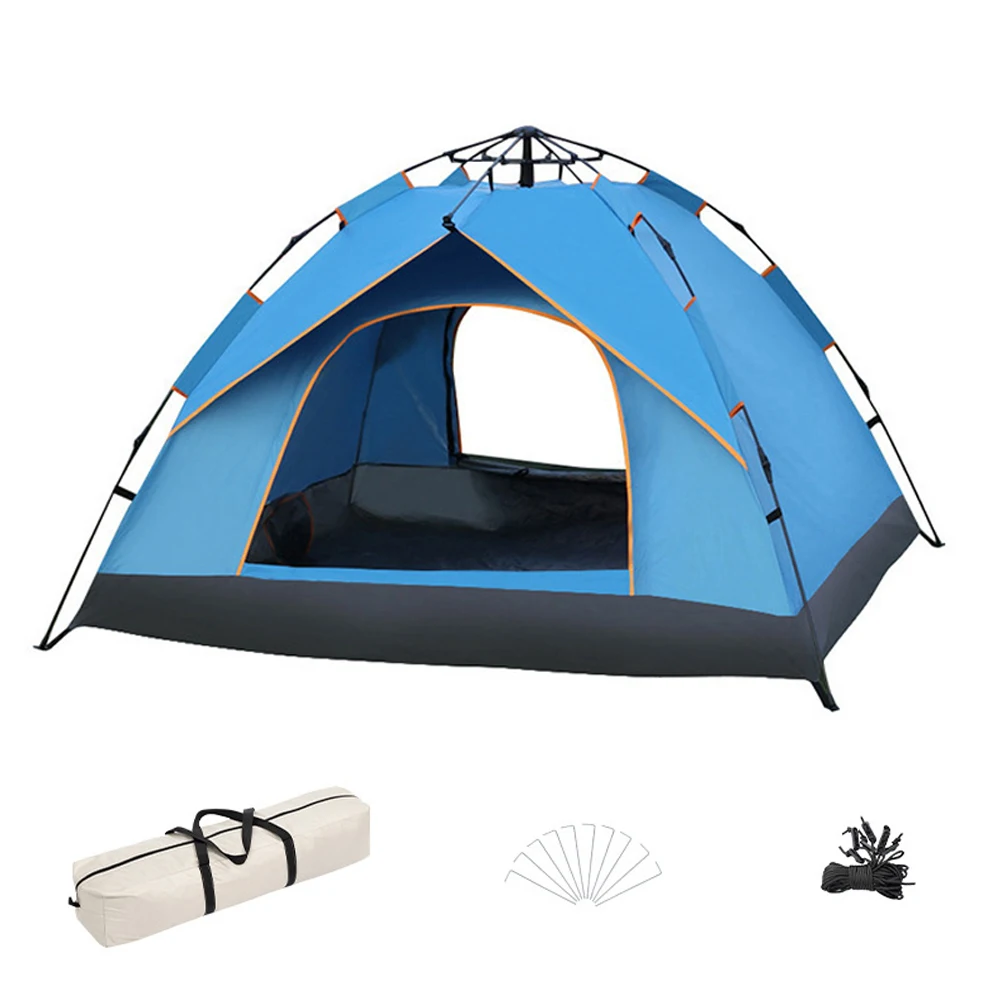 

Automatic Quick-opening Tent Outdoor Travel Camping Tent 2-3/3-4 Person Portable Rainproof Sunshine-proof Tent Fishing Hiking