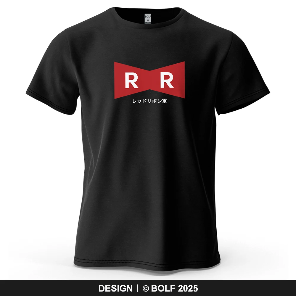 Red Ribbon Army Oversized Unisex Anime Graphic T-Shirt - 100% Cotton Casual Streetwear