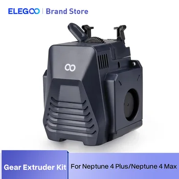 Extrusora ELEGOO FDM para Impressora 3D NEPTUNE 4 PLUS NEPTUNE 4 MAX, Extrusora de Acionamento Direto de Engrenagem Dupla Totalmente Montada