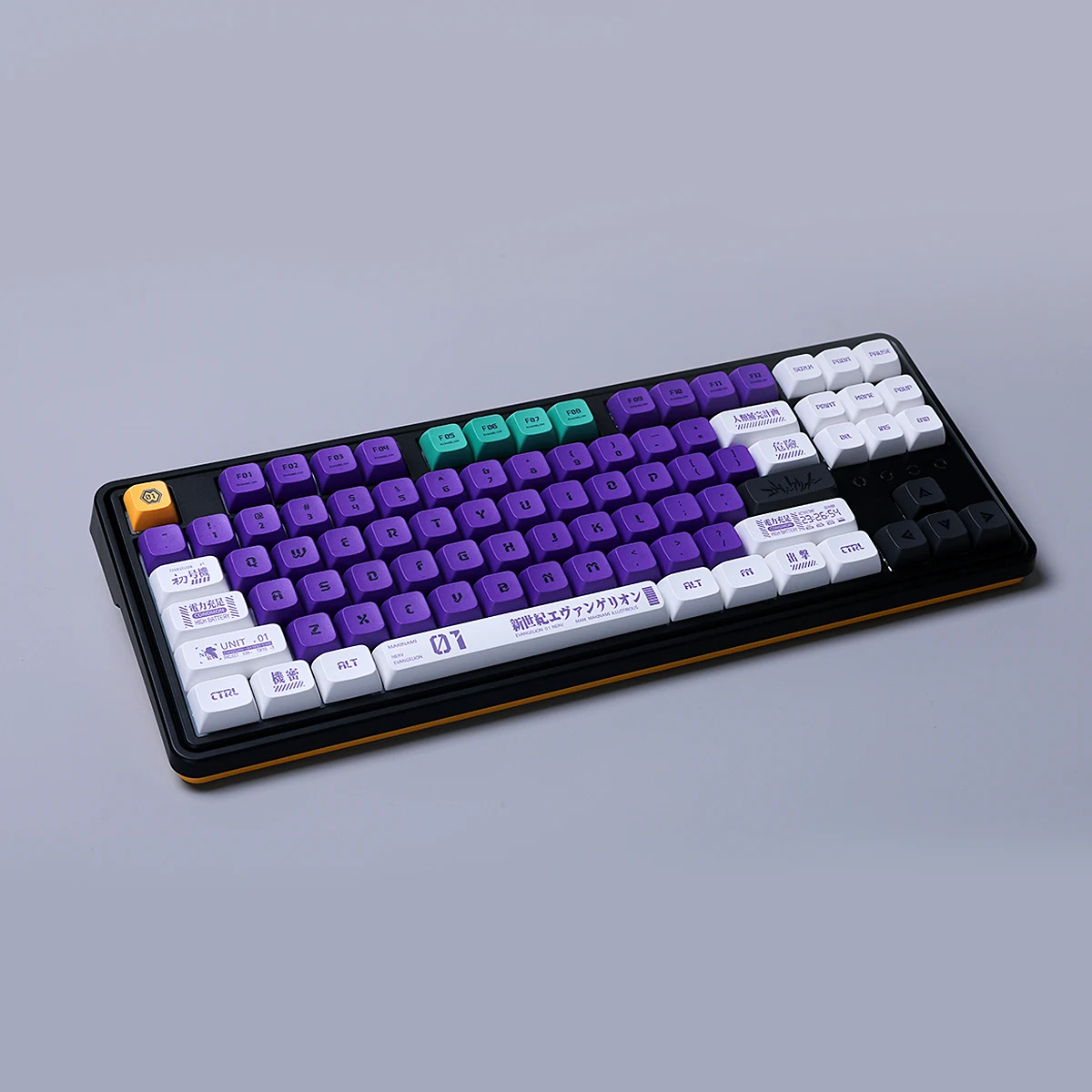 EVA Series XDA PBT Keycaps - 134 Piece ISO Layout Set with Dye-Sublimation