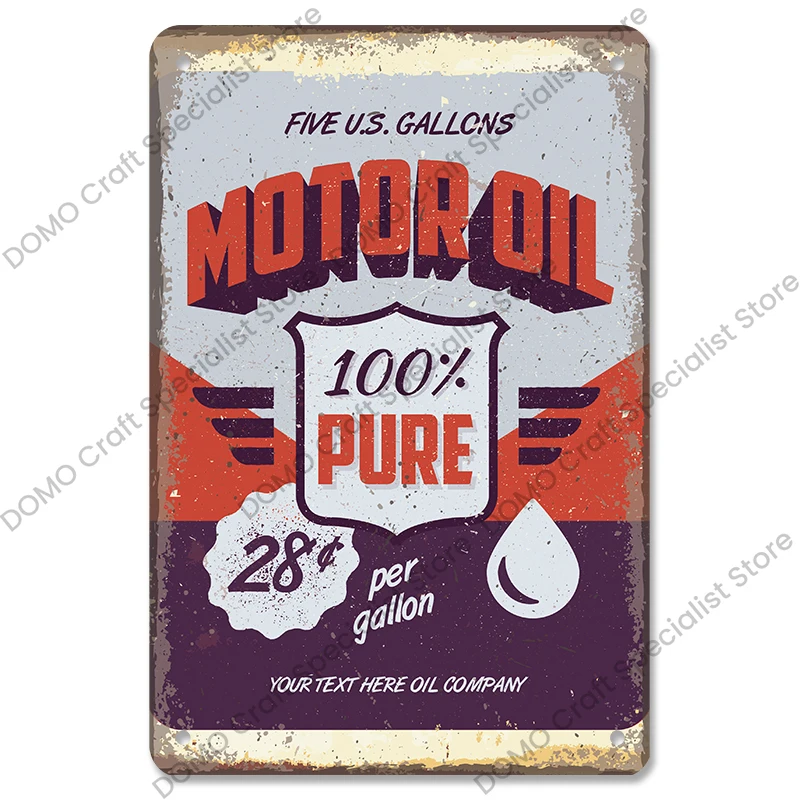 PLAQUE EN MÉTAL ÉTAIN RICARD DE BAR GARAGE PUB STATION ESSENCE 30 X 20 CM