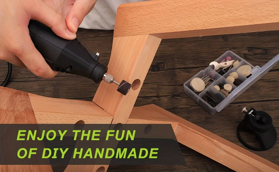 Kit Utensile Rotante GOXAWEE - 181 Accessori, 5 Velocità, Albero Flessibile - Foto 1