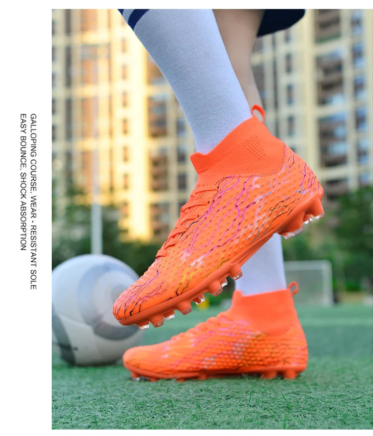 Bottes professionnelles pour hommes et enfants, tailles 33 à 46, chaussures de football d'entraînement_voghion.com