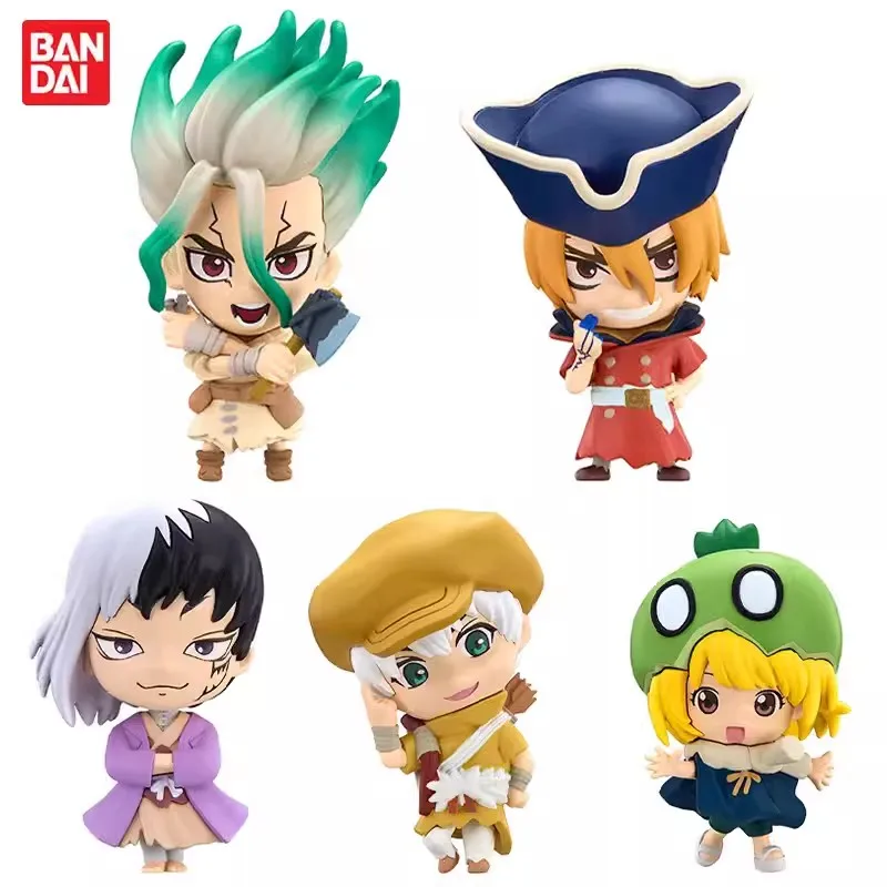 

Bandai Original GASHAPON ONLINE Dr.STONE Anime Figure Asagiri Gen Action Figure Toys For Kids Gift Collectible Model Ornaments