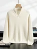 Old Money Style Luxury Men's 100% Cashmere Sweater Autumn Winter Thick Warm Pullover Casual Smart Jumpers Soft Knitwear Top 3