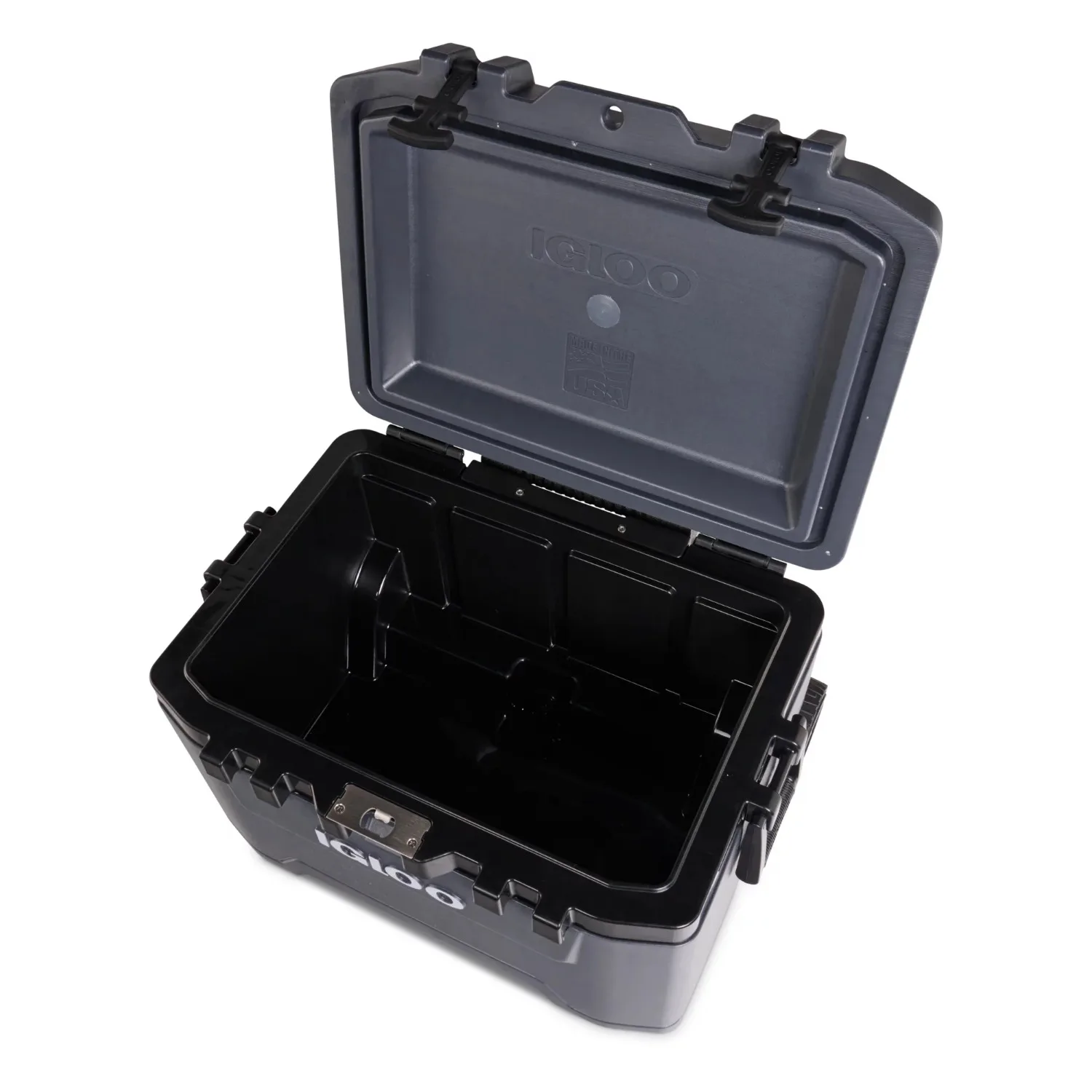 Overland 52 QT Ice Chest Cooler with Wheels, Gray (26" x 19" x 16")