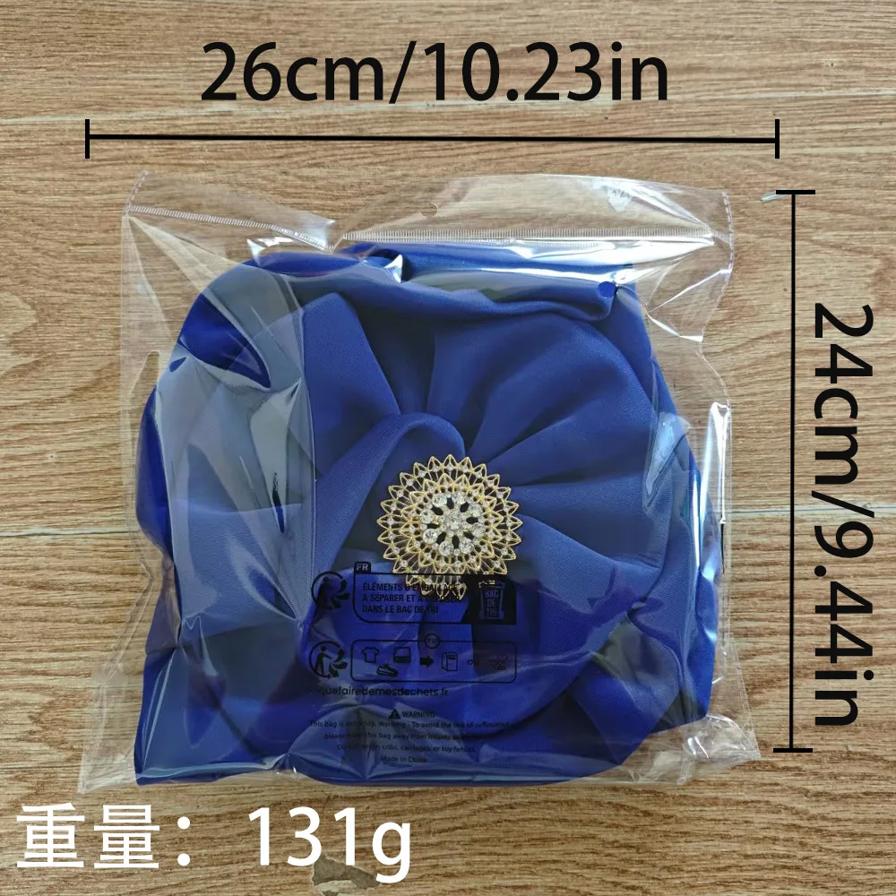 Übertriebene große Blume afrikanische Frauen Turban Kappe nigerianische Hochzeit Auto Gele Headtie weibliche Kopf Wraps Turbante Hut – Detail 14