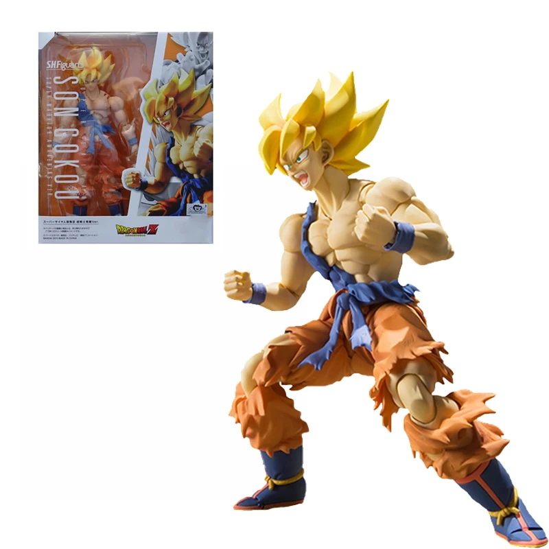 Figura de acción de Dragon Ball Z, modelo del despertar de Super Guerrero  SHF Super Saiyan Goku, estatua coleccionable, juguetes para regalos de  cumpleaños| | - AliExpress