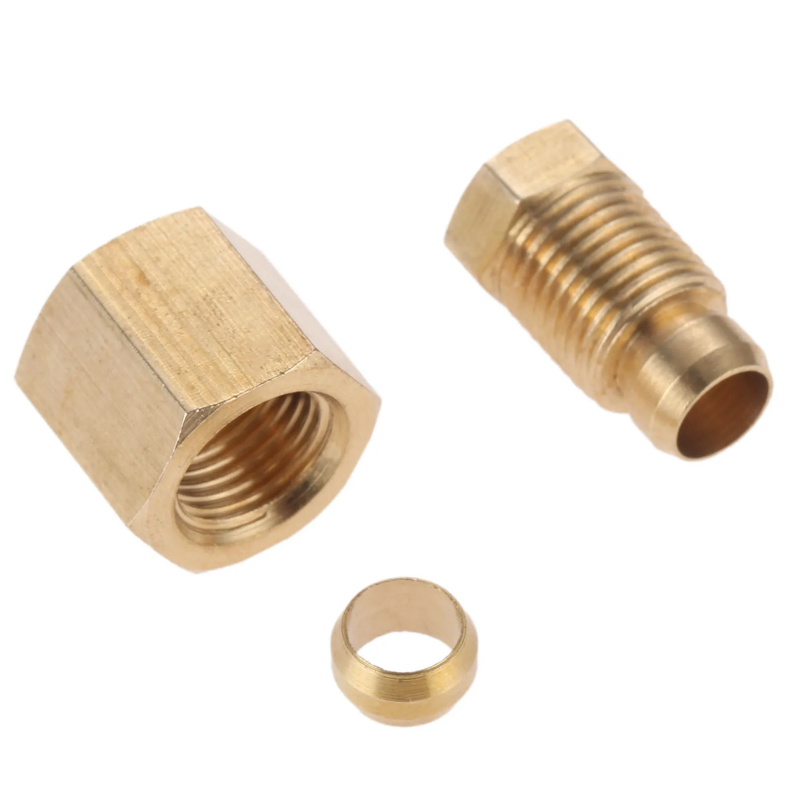 Pilot Burner Tube Kit 1/4" Aluminum Tube with Fittings M10x1 female and Male Length 1M and Fittings Pilot Valve Connection