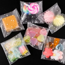 

200Pcs Transparent Dot Bags Small Ziplock Food Packaging Bags Clear Fresh-keeping Dustproof Reclosable Candy Cookie Bags