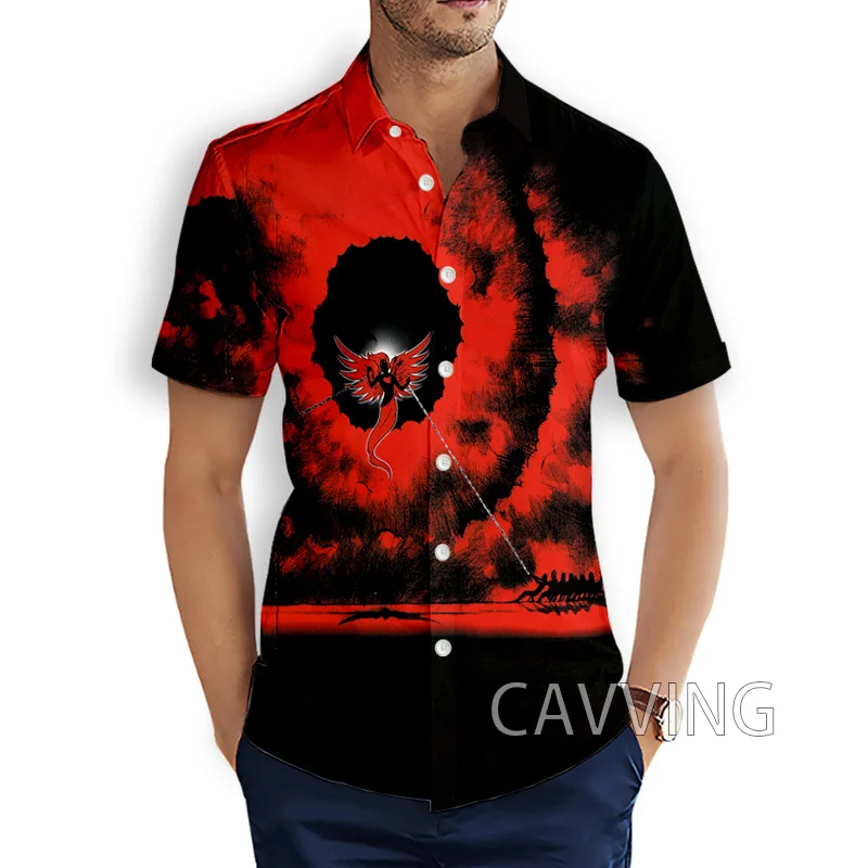 

CAVVING 3D Printed The Offspring Rock Fashion Casual Hawaii Shirts Men's Short Sleeves Loose Breathable Shirts Z02