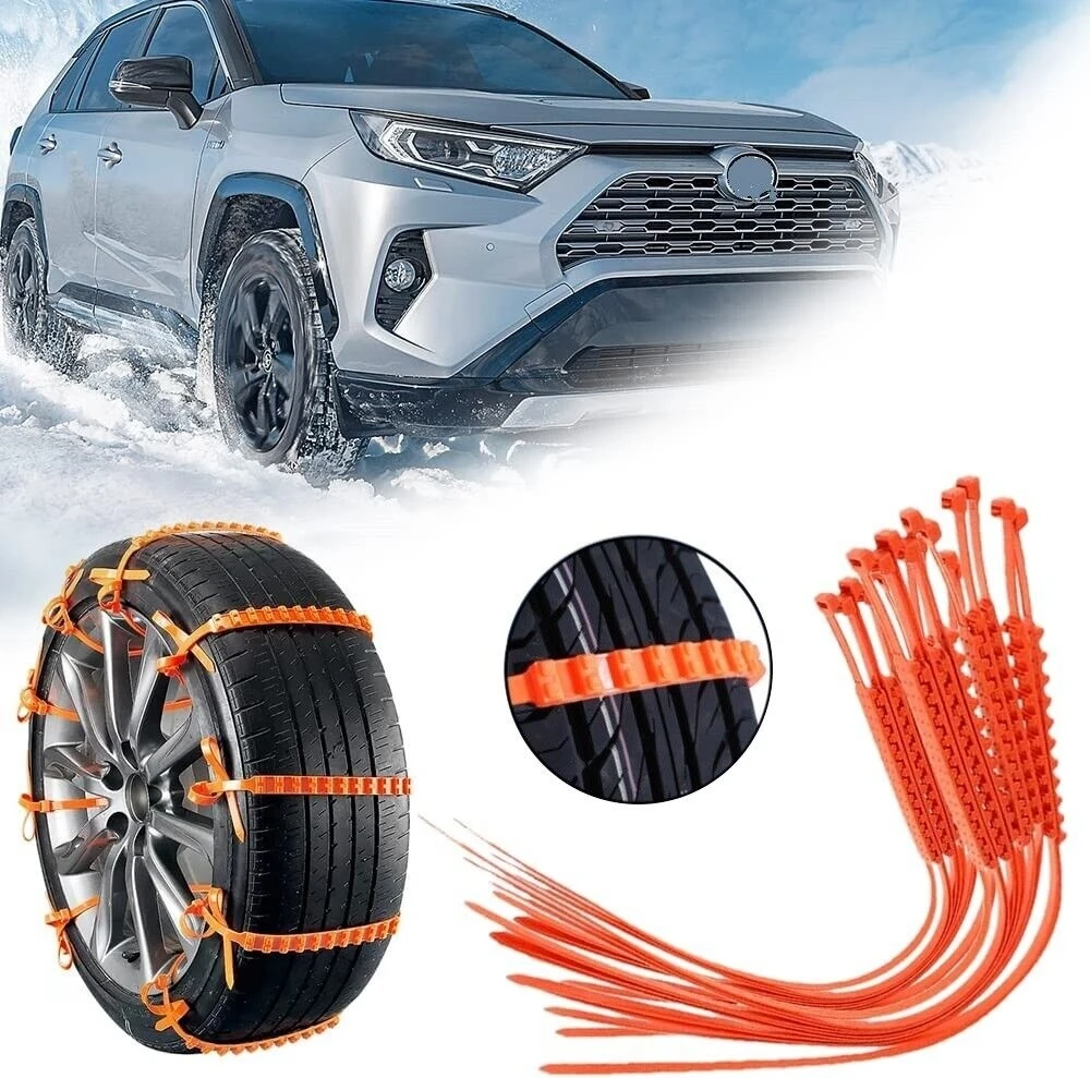 Car Winter Tire Wheels Snow Chains Snow Tire Anti-skid Chains Wheel Tyre Cable Belt Winter Outdoor Emergency Chain