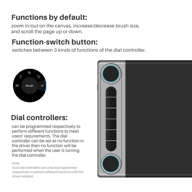 Drawing Pad HUION H610 Pro V2 Graphic Drawing Tablet Android