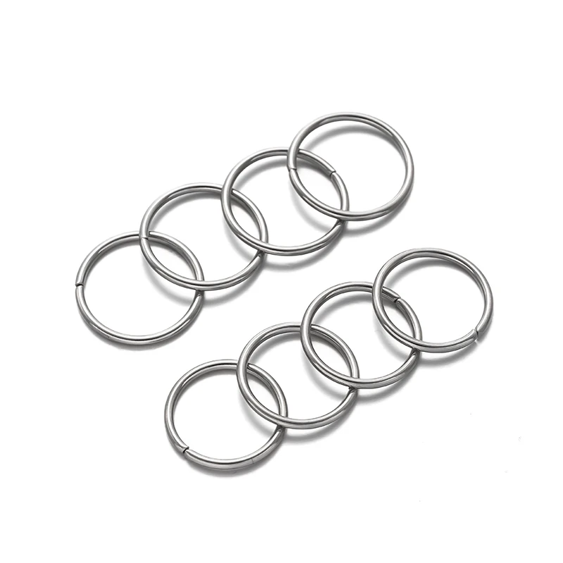 2014-2016 teile/los Edelstahl offene Bieger inge Split Ringe Steck verbinder für DIY Armband Zubehör Schmuck herstellung Großhandel – Detail 5
