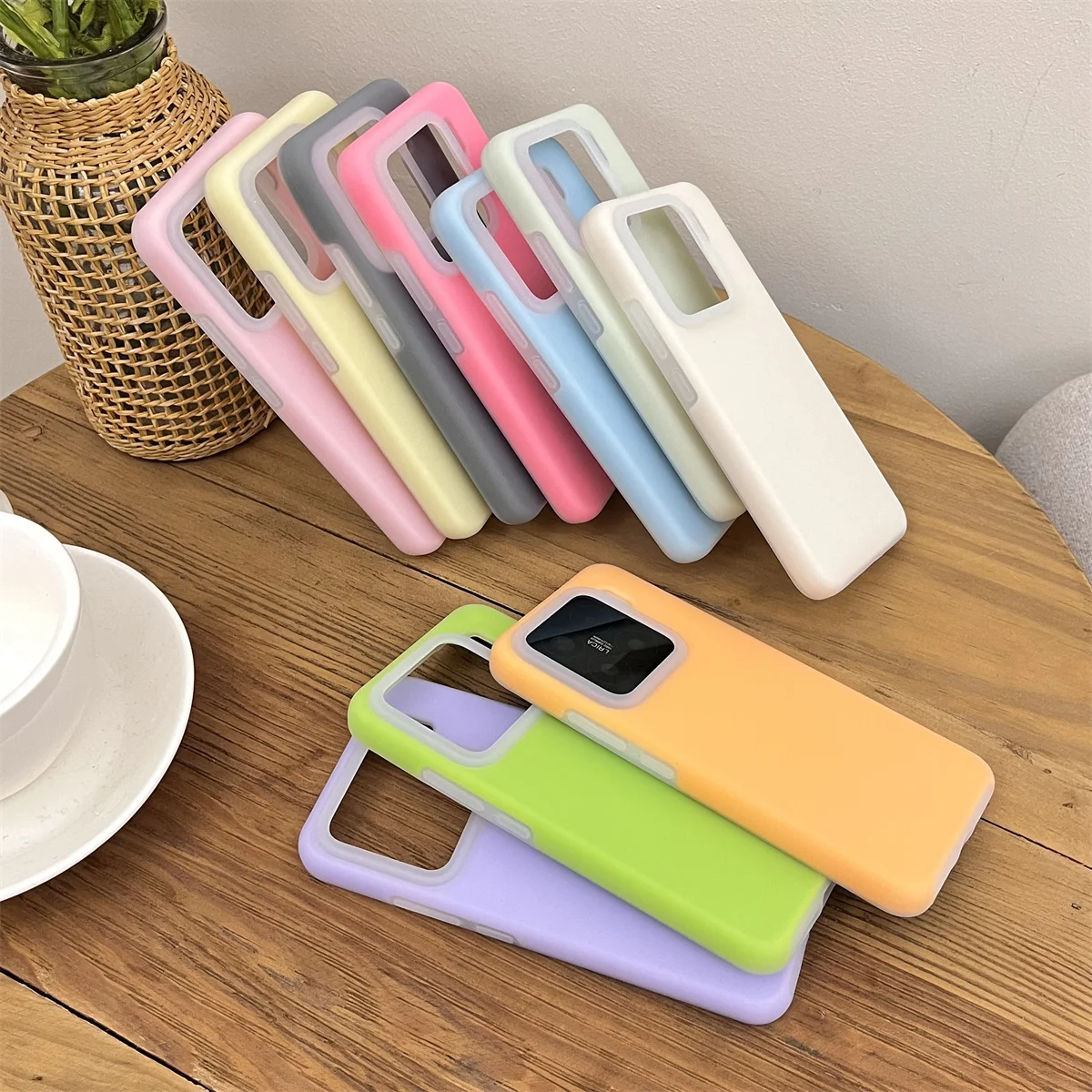 Neon Matte Liquid Silicone Shockproof Fashion Case - Candy Color