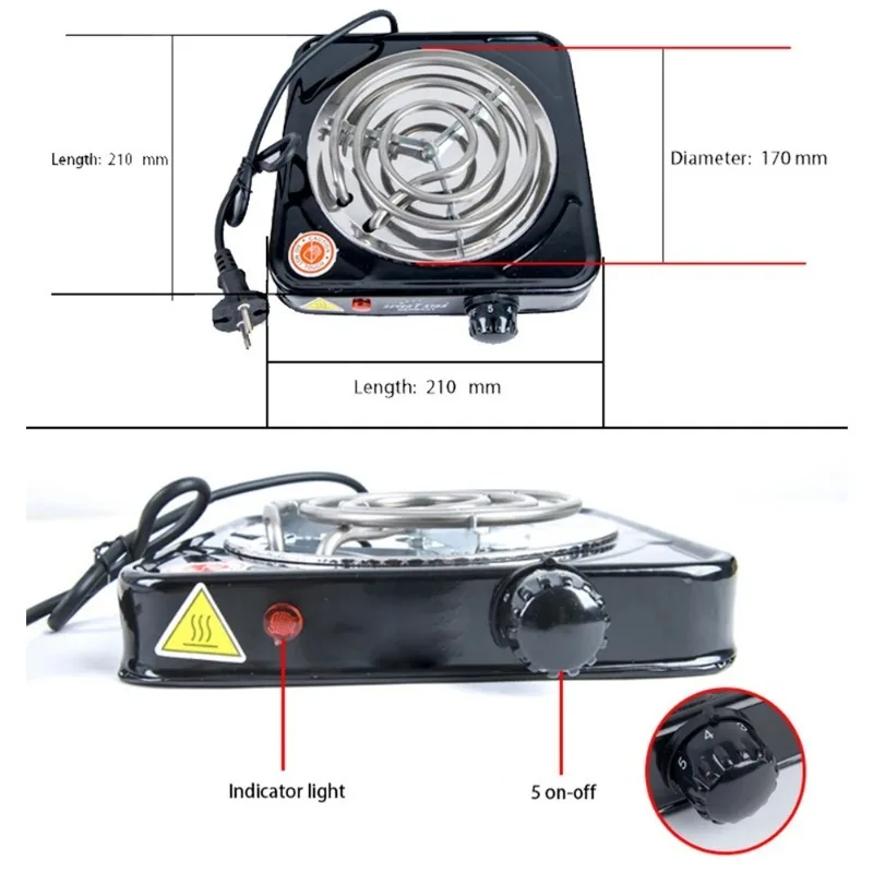 hot plate Hookah Charcoal Burner Chicha electric Plate stove black blue Cooking Coffee Heater Chicha Narguile Accessories 6