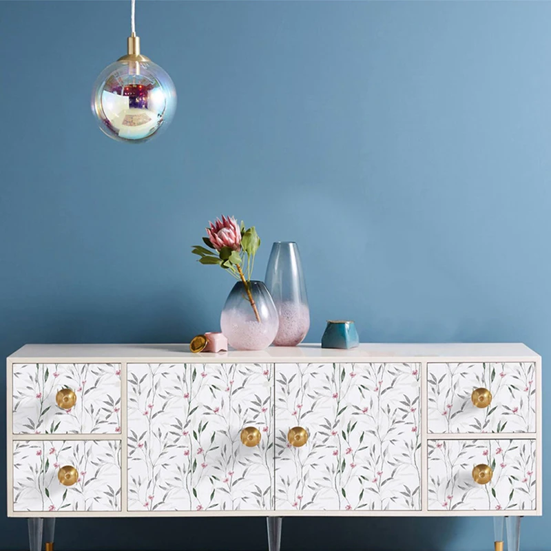 Floral Leaf Peel & Stick Waterproof Wallpaper