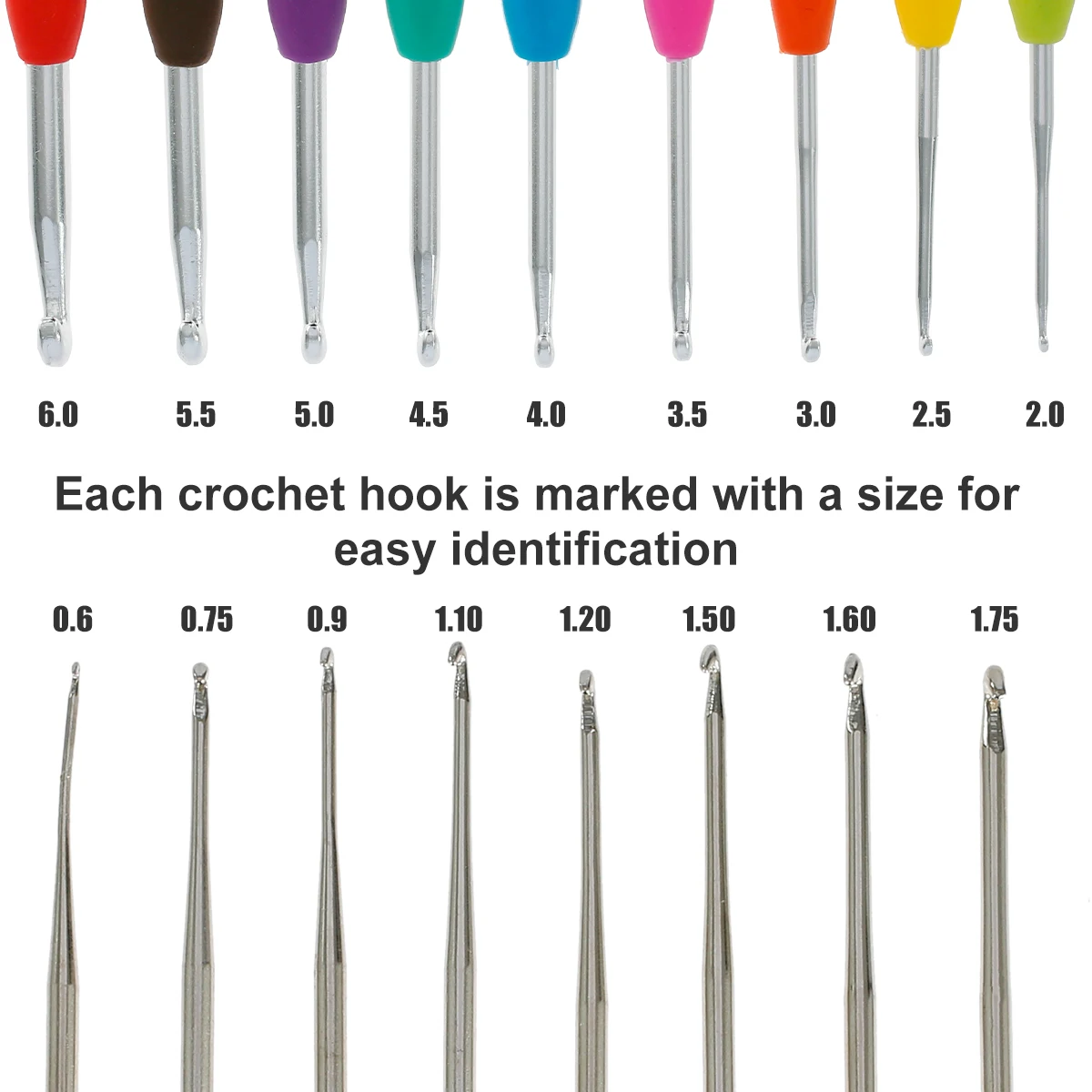 132Pcs Practical Crochet Hook Set Complete Crochet Kits for Beginners Hand Knitting Needles Tools Ball Markers With Bag