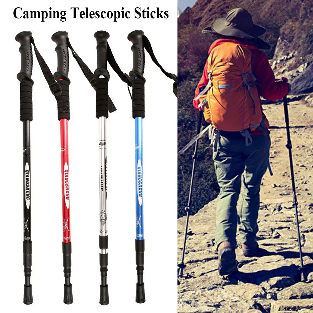 

Ultralight Portable Outdoor Foldable Walking Sticks Camping Hiking Tool Folding Trekking Poles Telescopic Stick