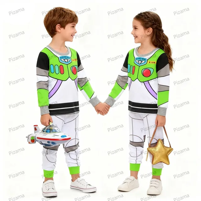 Pixar McQueen Kids Pajama Sets Boys Christmas Pajamas Halloween Pyjamas for Kid Buzz Lightyear Car Pijama Baby Homewear Pjs