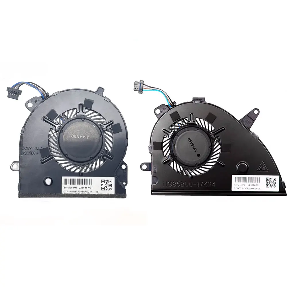 For HP Pavilion 15-CW 15-CS 15T-CS TPN-Q208 TPN-Q210 Laptop CPU GPU Cooling Fan Heatsink Fan Cooler L25584-001 L25585-001 cooling fan