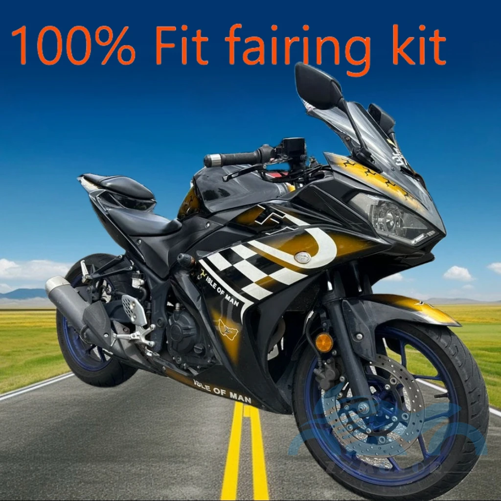 

Корпус оболочки подходит для YAMAHA YZF R25 R3 2013 2014 2015 2016 детской модели обтекатель для Спортивного Велосипеда