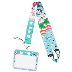 Medical Professional Lanyard - ID Badge Holder with Key Ring & Neck Strap (47)