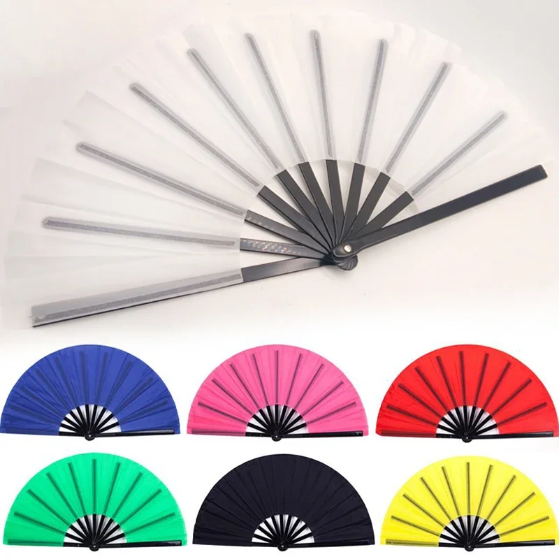 Description Picture 4 of itemChinese Tai Chi Yoga Kung Fu Fan Plastic Bone Dance Performance Hand Folding Stage Fan martial arts training equipment