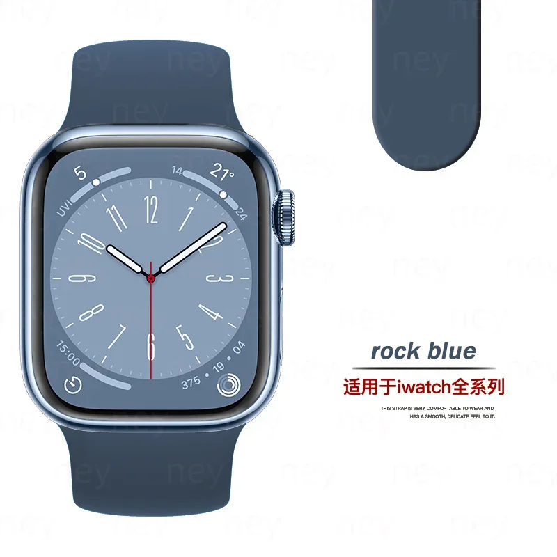 Premium Silicone Sport Band for Apple Watch - Durable & Comfortable Bracelet