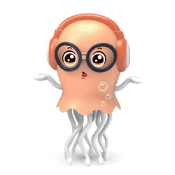 Interactive Dancing Octopus Toy for Kids - Educational and Fun Toddler Gift (Orange)