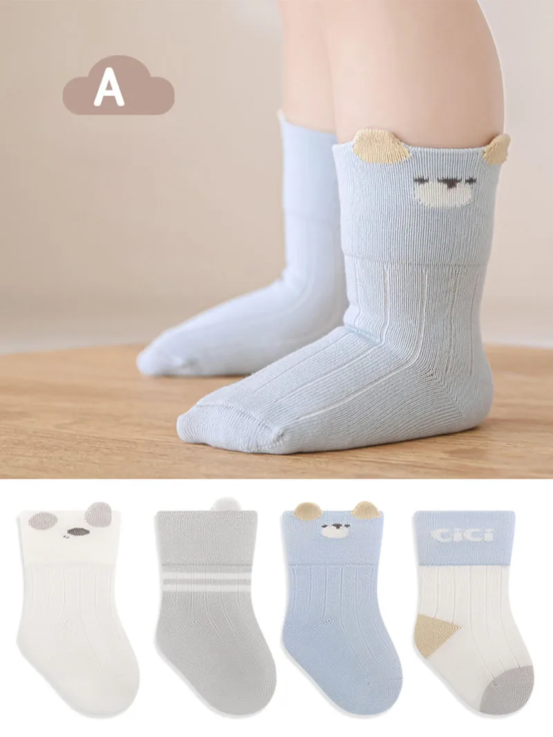 Cute Cartoon Animal Baby Socks for Girls
