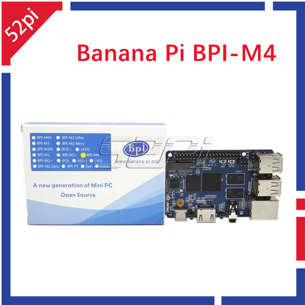BananaPiM4BPIM4RealtekRTD1395ARM64BitBoardQuadcoreA53Mini