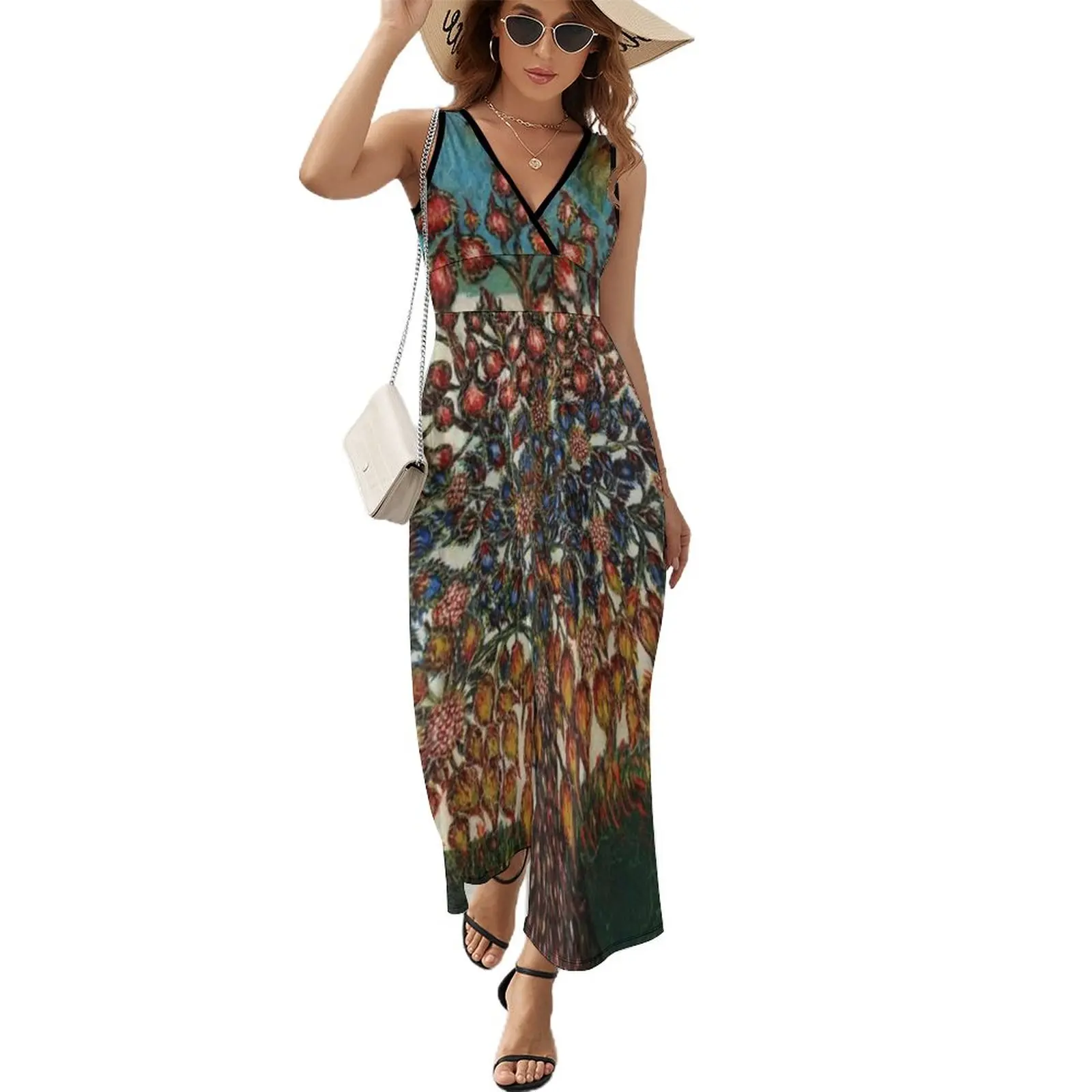 

Tree of Life by Seraphine Louis - Favourite Artists Collection Sleeveless Dress women's dresses luxury dress