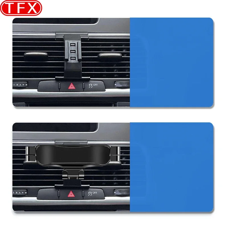 For Audi Q7 2006-2014 Car Styling Mobile Phone Holder Air Vent Mount Gravity Bracket Stand Auto Modified Accessories