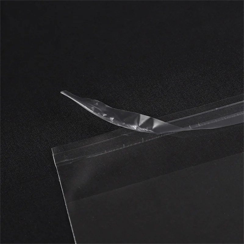 100pcs Clear Self Seal Plastic Bag Pouch Sachet For Necklace Jewelry Holder Packaging Small Business Orders Organizer Supplies