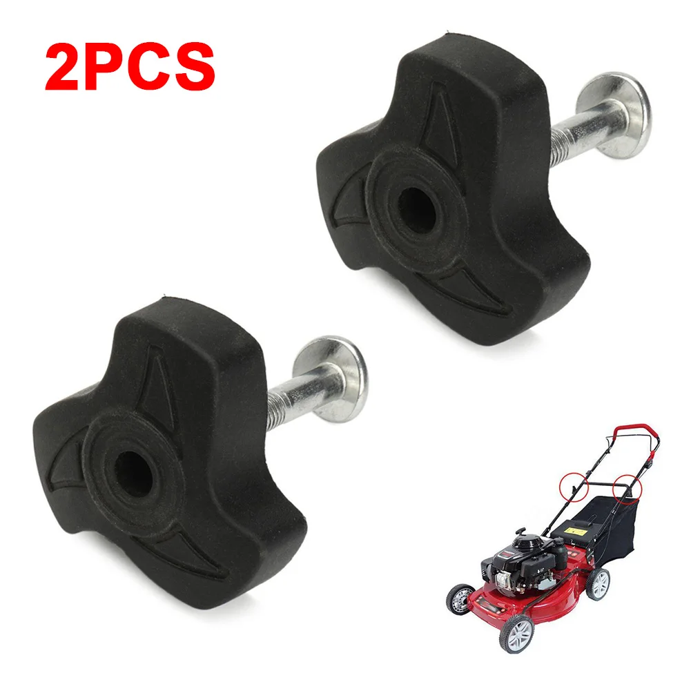 Lawnmower Handle Wing Nut And Bolt 8mm Bolts Pair Of (2) Universal Non Handle Bar Screws Nuts Replacement Trimmer Mower