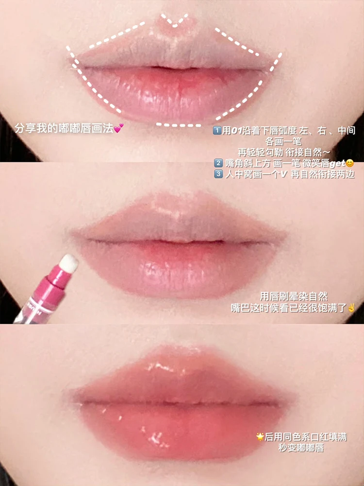 Gracebabi Mist Doodle Lip Liner Doppelkopf-Lipliner, wasserfest, dauerhafte Abdeckung, Lippenfarbe, Lippenstiftbasis – Detail 10