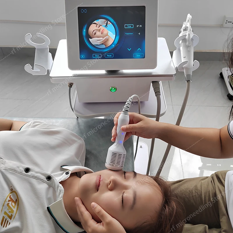 

latest 2-in-1 Fractional RF Portable Pigment Scar Acne Wrinkle Stretch Remover Beauty Salon