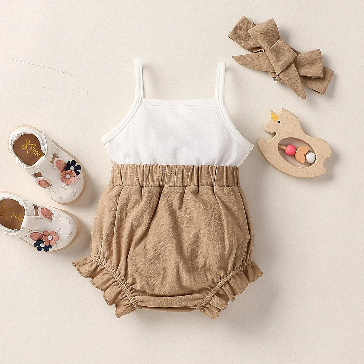 Rainbow Print Baby Jumpsuit 2