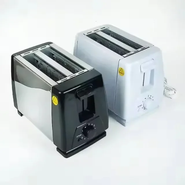 Hot Sale Electric 2 Slice Stainless Steel Pop Up Bread Toaster for Home Use Shut Off Function Bread Baking Machine with 6 Gears 5