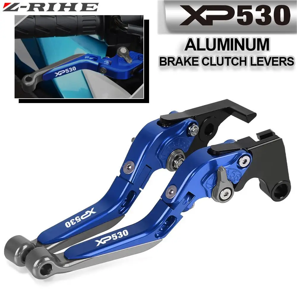 

Motorcycle Scooter Handbrake Extendable Adjustable Foldable Brake Clutch Levers For YAMAHA XP530 XP 530 2012 2013 2014 2015 2016
