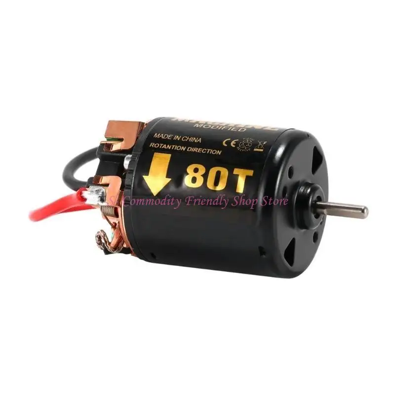 Moteur RC 540 Brossé 21T-80T pour Voiture 1/10, Étanche, Haute Performance