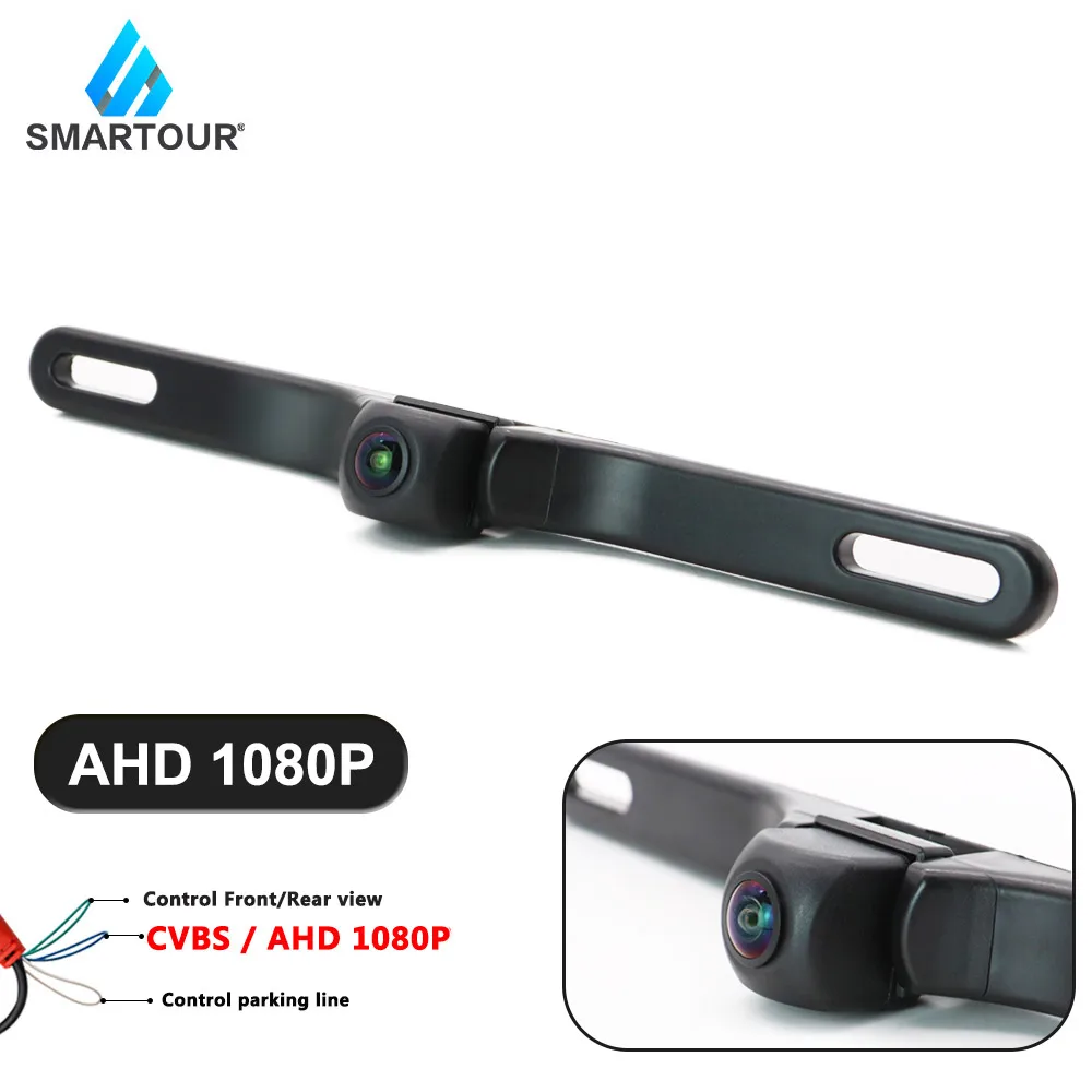 SMARTOUR AHD 1080P Night Vision Universal Car Rear View Camera License